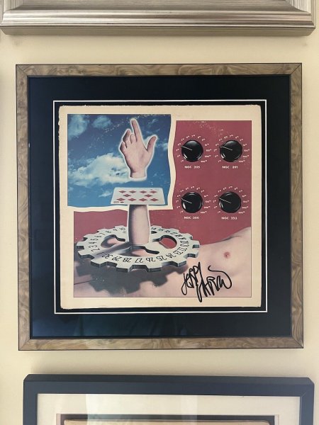 JERRY GARCIA SIGNED AUTOGRAPH "GARCIA" 1st VINYL RECORD - GRATEFUL DEAD LEGEND.