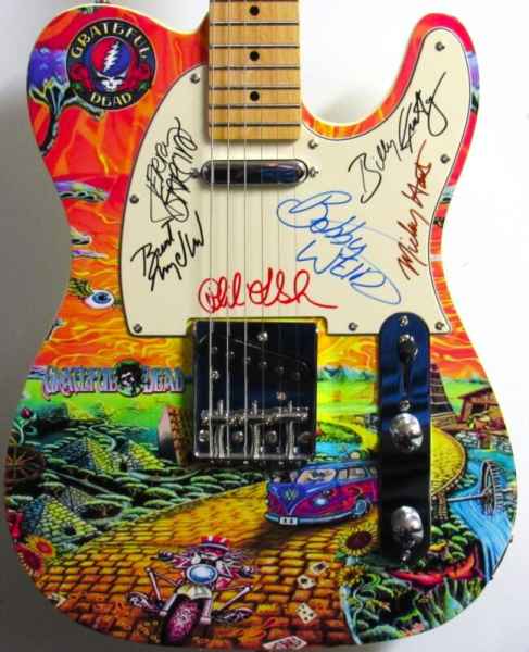 Grateful Dead Autographed Guitar