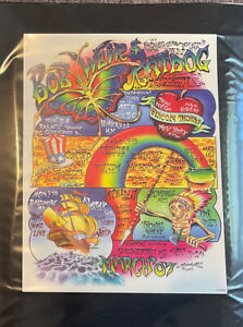 Bob Weir Ratdog March 2007 Concert Tour Poster Spring Grateful Dead And Company