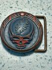 Owsley “Bear” Stanley  Bronze  #7 Steal Your Face  Grateful Dead Belt Buckle.