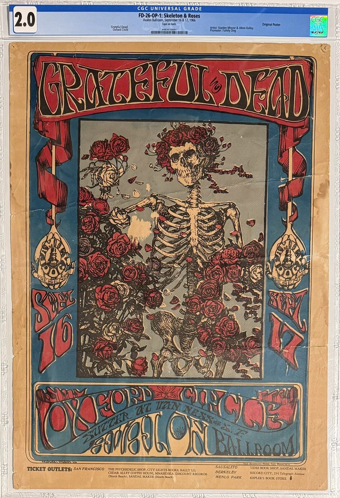 GRATEFUL DEAD FD-26-OP-1, AOR 3.116, AOR 2.24 Set,15 CGC Dead Relix Magazine LOT
