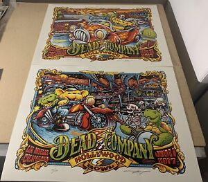 Dead and Company Poster 5/31 6/1 2017 Hollywood Bowl Aj Masthay Signed and #’rd