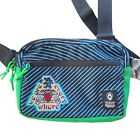 Nixon Grateful Dead Bandit Bag Tri Strap Shoulder Pouch Rare Embroidered 7"x10"
