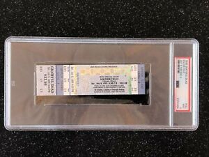 1995 Grateful Dead Full Ticket Jerry Garcia's Concert 7/8/95 Solider Field PSA 9