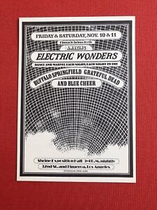 Buffalo Springfield Grateful Dead Blue Cheer Concert Handbill Howard Hesseman