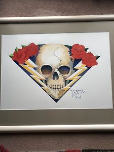 stanley mouse signed original watercolor / Grateful Dead