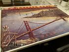 Vtg GRATEFUL DEAD Poster DEAD SET Huge 54x38" San Francisco 1981 Golden Gate