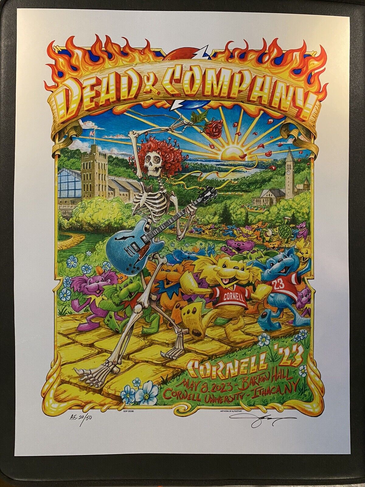 Dead & Company Poster Print Cornell 2023 poster pack