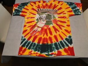 Grateful Dead Lithuania 1992 Barcelona Basketball T-Shirt L Tie Dye Mint Rare