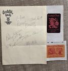 Jerry Garcia & Grateful Dead Signed Autograph W/Backstage Passes.