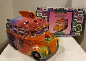 Grateful Dead Stanley Mouse Limited Edition 1998 Vandor Bus Vintage Cookie Jar