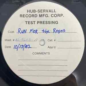 JERRY GARCIA- Garcia's Personal TEST PRESSING “Roses” LP GRATEFUL DEAD /2 COAs