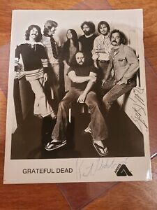 GRATEFUL DEAD Signed AUTO 8x10 Photo Garcia Lesh Weir Godchaux Kreutzmann COA