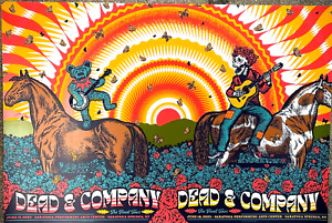 Dead and Company Saratoga Springs SPAC 2023 UNCUT VIP ONLY AP POSTER S/N #/60