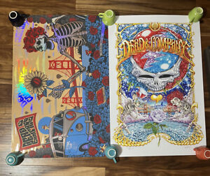 2 Awesome Dead & Company Posters From San Francisco 3 Night Uncut Foil  Tour NFA