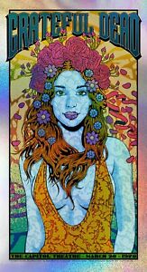 Grateful Dead Bertha Sparkle Foil Edition Poster by Chuck Sperry /65