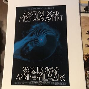GRATEFUL DEAD BG 227 1970 Bill Graham FILLMORE concert poster  by David Singer