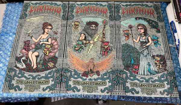 Furthur poster Set Greek Theatre 2013 Grateful Dead And Company