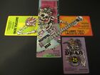 GRATEFUL DEAD BACKSTAGE PASS 4PC PUZZLE SKELETON GUITAR DEER CREEK 7/18-23/1990