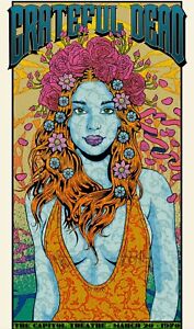 Grateful Dead "Bertha" Main Edition Poster by Chuck Sperry ? Signed And Numbered