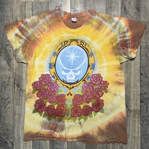 Vintage Grateful Dead Ed Donohue 1977 Tie Dye T-Shirt XL single stitch RARE