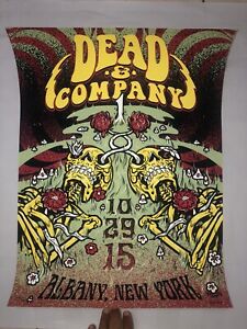 Dead and Company Poster 10/29/2015 15 Albany NY Knickerbocker Arena Spac Co