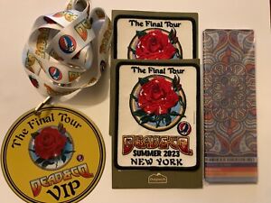 2023 Dead and Company Citi Field New York VIP Bundle - Magnet Ticket, Patches