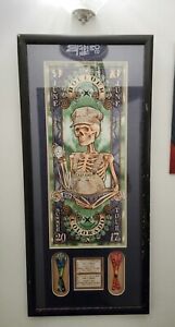 Dead And Company 2017 Framed Poster W/Tickets And Wristbands
