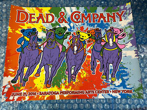 GREGG GORDON DEAD & COMPANY POSTER SARATOGA SPAC 2016 ARTIST PROOF 24x18