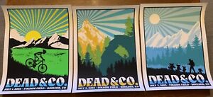 Dead and Company Poster 2023 VIP Boulder CO Folsom Field Full Set of 3 July 1-3