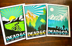 SET OF 3 VIP POSTER Dead and Company Boulder CO Folsom Field 2023 SIGNED #/1020