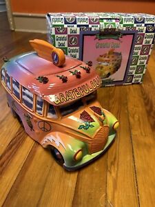 Grateful Dead Stanley MouseLimited Edition 1998 Vandor BusVintage Cookie Jar