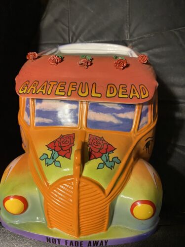 Grateful Dead Stanley Mouse Limited Edition 1998 Vandor Bus Vintage Cookie Jar