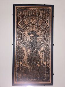 Luke Martin Grateful Dead GD2 Jack Straw Print On Wood Panel BNG Signed #/75