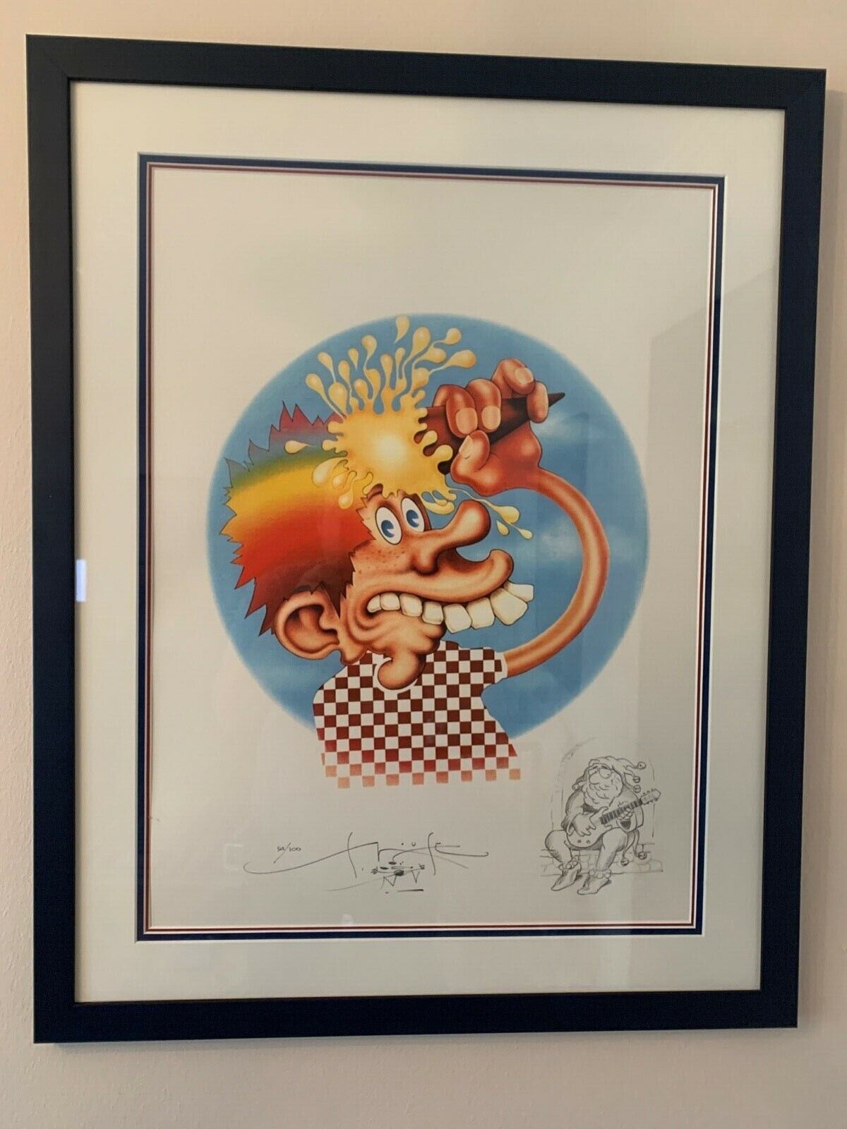Stanley Mouse Europe 72 Giclee from early 2k Grateful Dead 54/100