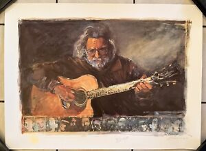 Jerry Garcia SERIGRAPH Joseph Divincenzo #3148/5000 SIGNED, NUMBERED, SKETCH