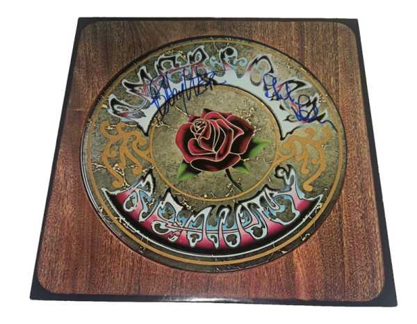 PHIL LESH & BOB WEIR Signed Grateful Dead LP ALBUM COVER Beckett (BAS) LOA