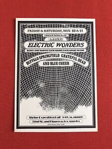 Buffalo Springfield Grateful Dead Blue Cheer Concert Handbill Howard Hesseman