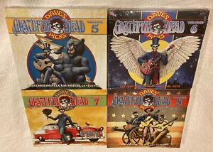 GRATEFUL DEAD DAVE'S PICKS VOLUME 5 6 7 8 BRAND NEW SEALED WITH BONUS DISK