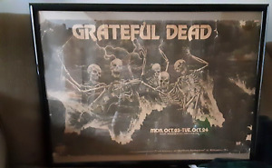 RARE!! Grateful Dead Poster Oct. 24 1972 Milwaukee, Wis. preforming arts center