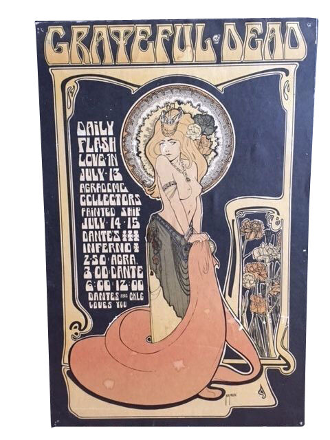 Grateful Dead, Daily Flash, Love-In, July 13, Agrodome; Extremely rare.