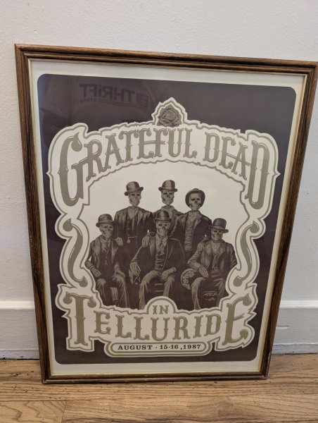 Grateful Dead 1987 Telluride Poster Original First Edition Steve Johannsen