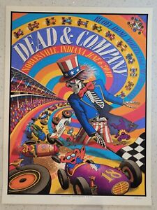 Dead & Company 2018 POSTER Noblesville DEER CREEK Kyle Baker GRATEFUL DEAD Co.
