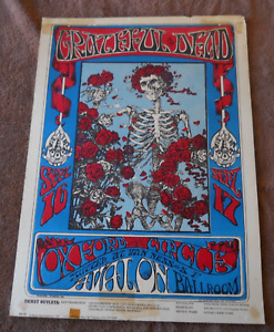 Grateful Dead Poster 1966 Avalon Ballroom 26 (2) Original