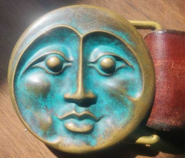"Bear" Owsley Stanley Moon Buckle