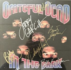 New ListingGrateful Dead “In The Dark” LP Signed By 6 Members COA from Bert Padell + BONUS!