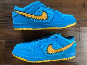 Size 11 Nike SB Dunk x Grateful Dead Blue Bear + Nike x GD Dunk Shirt RARE!