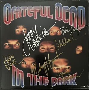 Grateful Dead “In The Dark” LP Signed By All 6 Members w/COA from Bert Padell!