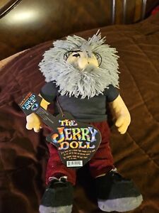 The JERRY GARCIA DOLL 1998 Made By Gund For LIQUID BLUE Plush With GUITAR RARE
