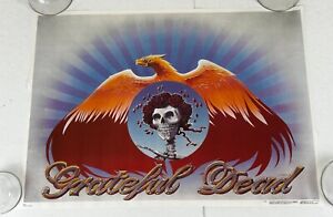 GRATEFUL DEAD Vintage Poster Mouse Art Logo Go To Heaven 1981 Classic Rock